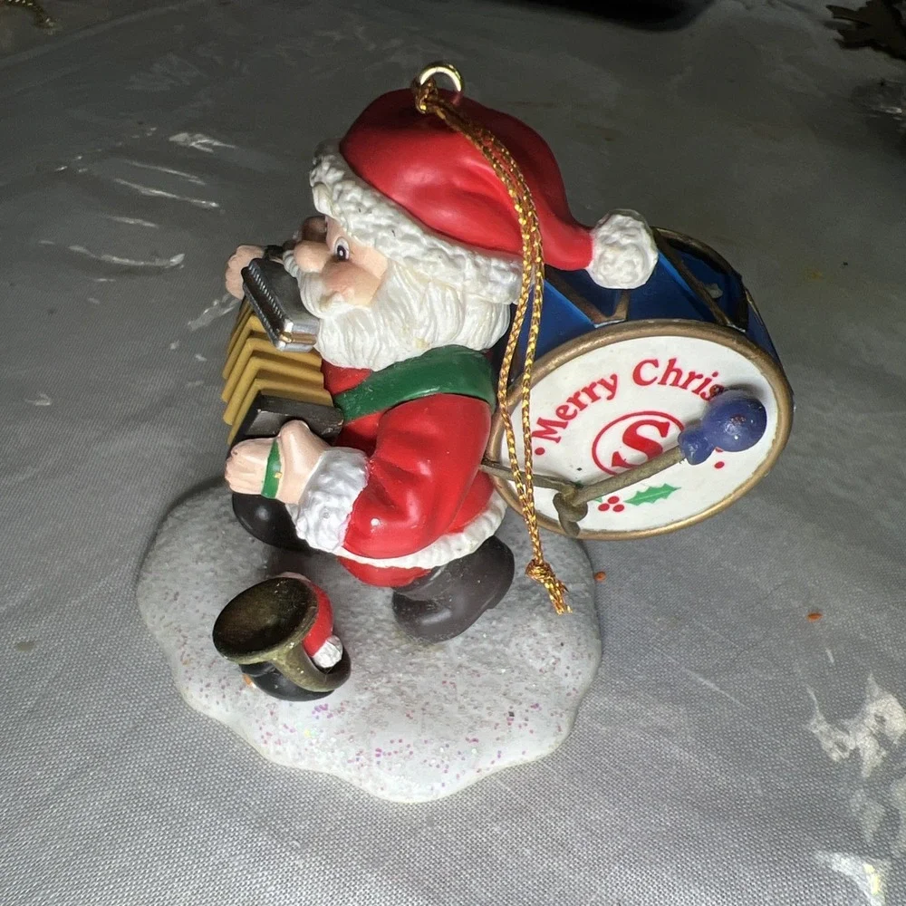 1997 Kirkland Signature Collectable Gift Christmas‎ Ornament Santa Band